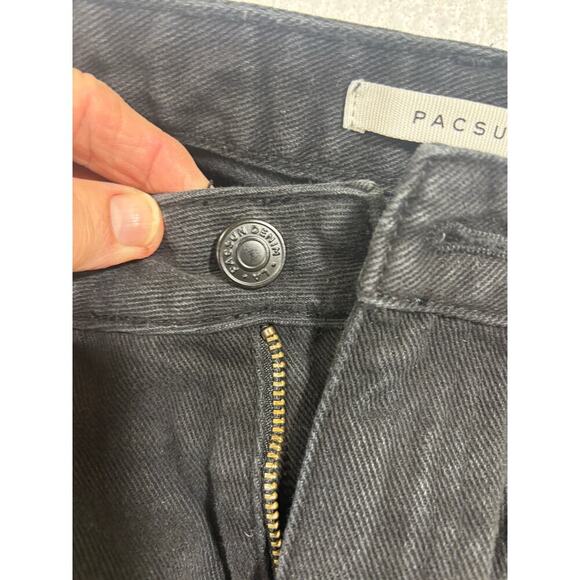 PacSun 90’s Boyfriend Distressed Black Jeans vtg inspired goth grunge streetwear - Picture 8 of 9